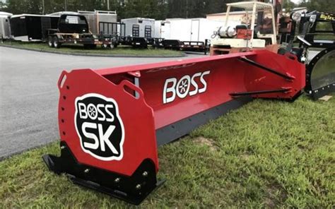 skid steer box plow|titan attachments snow plow.